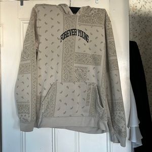 Brooklyn cloth Forever Young hoody.  Large
